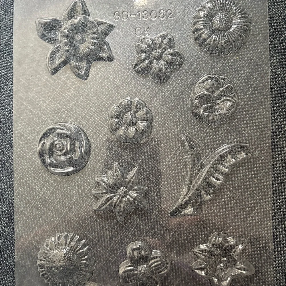 Clear Plastic Chocolate Mold Bundle - 12